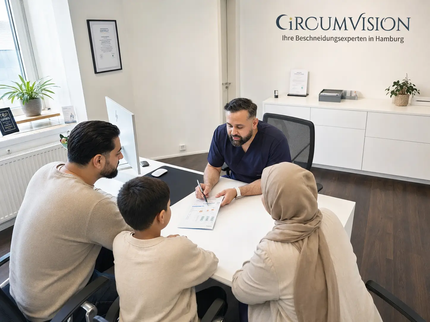 Arzt erklärt muslimischer Familie faire Beschneidungskosten – Qualität und Ethik in der medizinischen Verantwortung