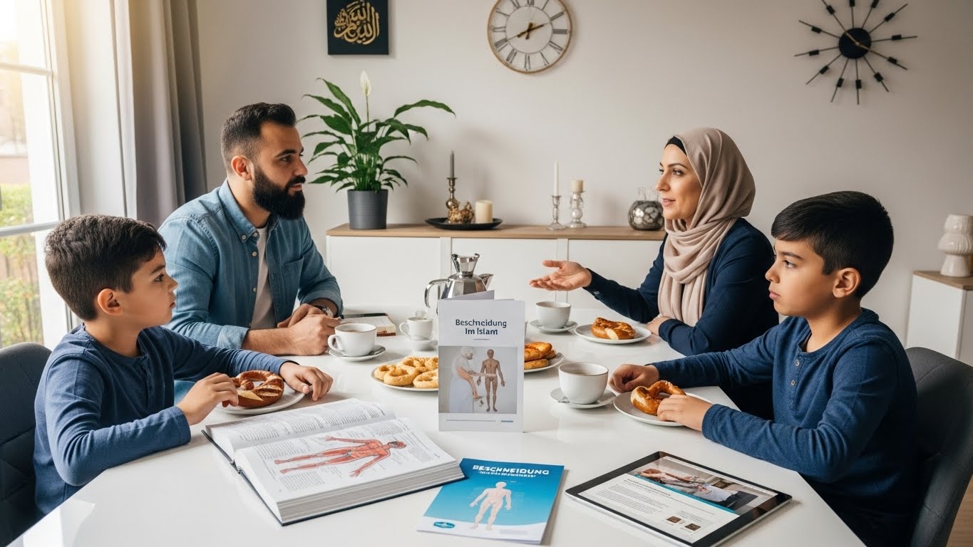 Beschneidung der Muslime Familie bespricht Beschneidung in Deutschland – Verbindung von Glauben, Tradition und medizinischer Aufklärung