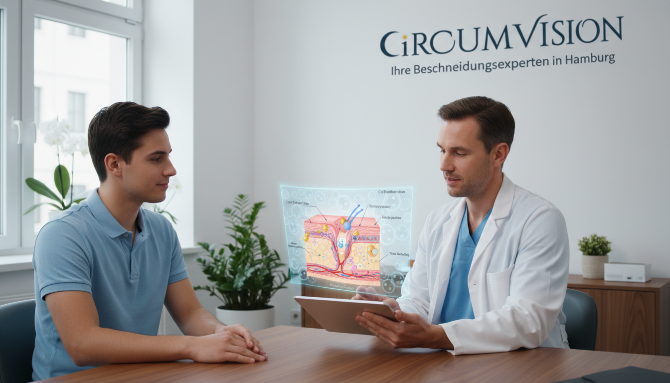 Arzt erklärt Zellregeneration nach Beschneidung – medizinische Gewebeheilung und natürlicher Regenerationsprozess