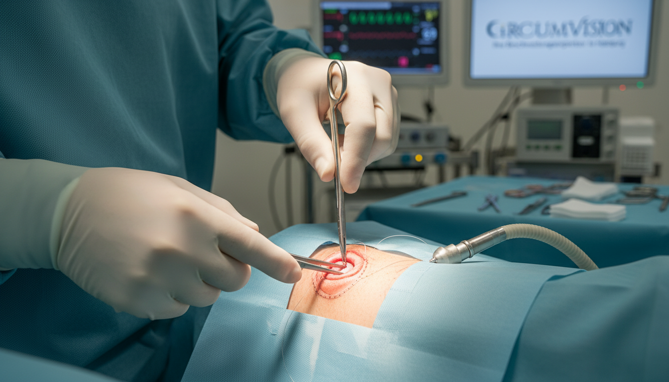 Gewebeschonende Beschneidung mit atraumatischer Technik für optimale Heilung und narbenarme Ergebnisse