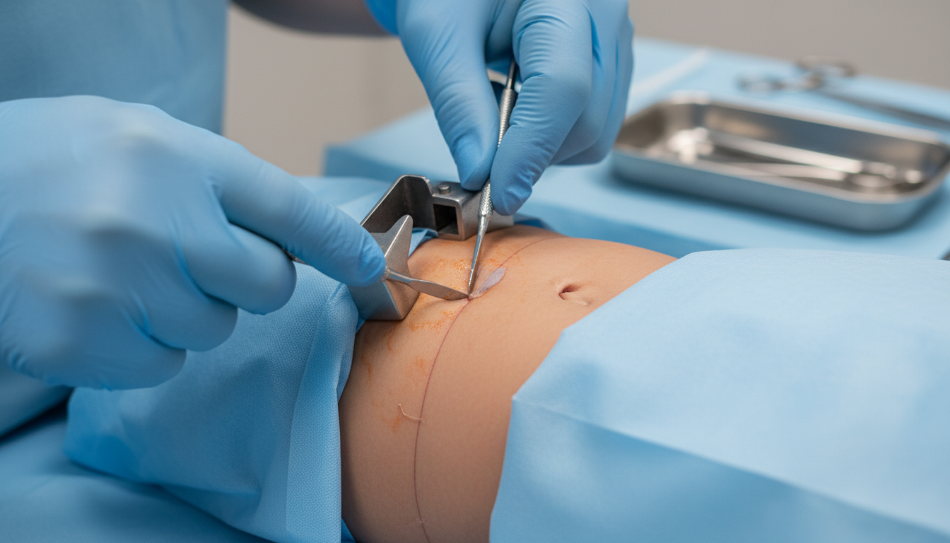 Ästhetisches Ergebnis einer Beschneidung nach moderner medizinischer Durchführung